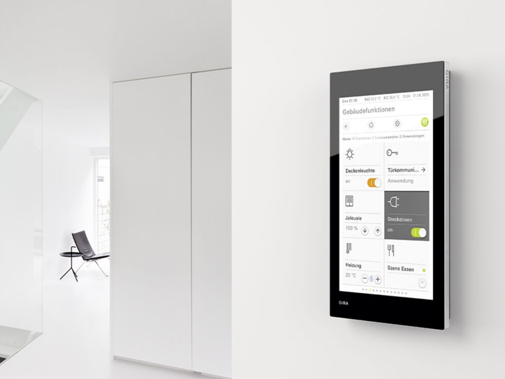 Der Gira G1 XS ist die preisattraktive Lösung für die Gebäudesteuerung mit dem Smart-Home-System Gira One und dem Server Gira X1.